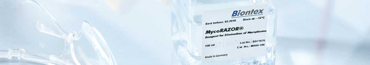 Mycoplasma elimination reagent MycoRAZOR® from Biontex